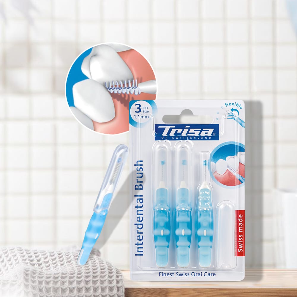 Trisa Interdental Brush Flexible for Easy Cleaning Between Teeth |
